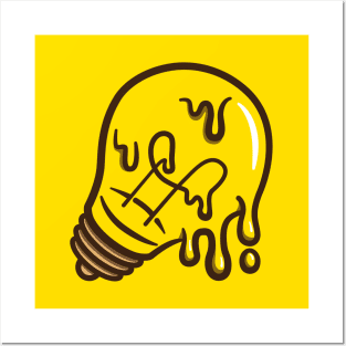 Sweet Idea - Light Bult (Yellow) Posters and Art